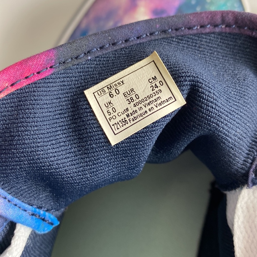 VANS GALAXY TIE-DYE SNEAKERS HP🎉🎊🎉🎊🎉🎊 - Picture 10 of 13